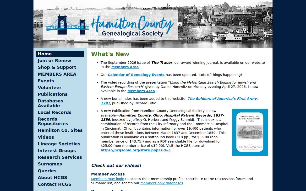 Green Township city directory companion research at the Hamilton County Genealogical Society