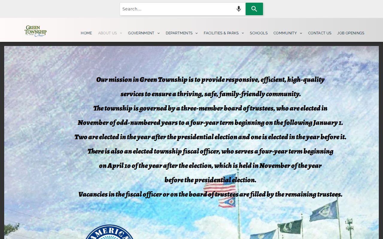 Green Township residents directory township government information
