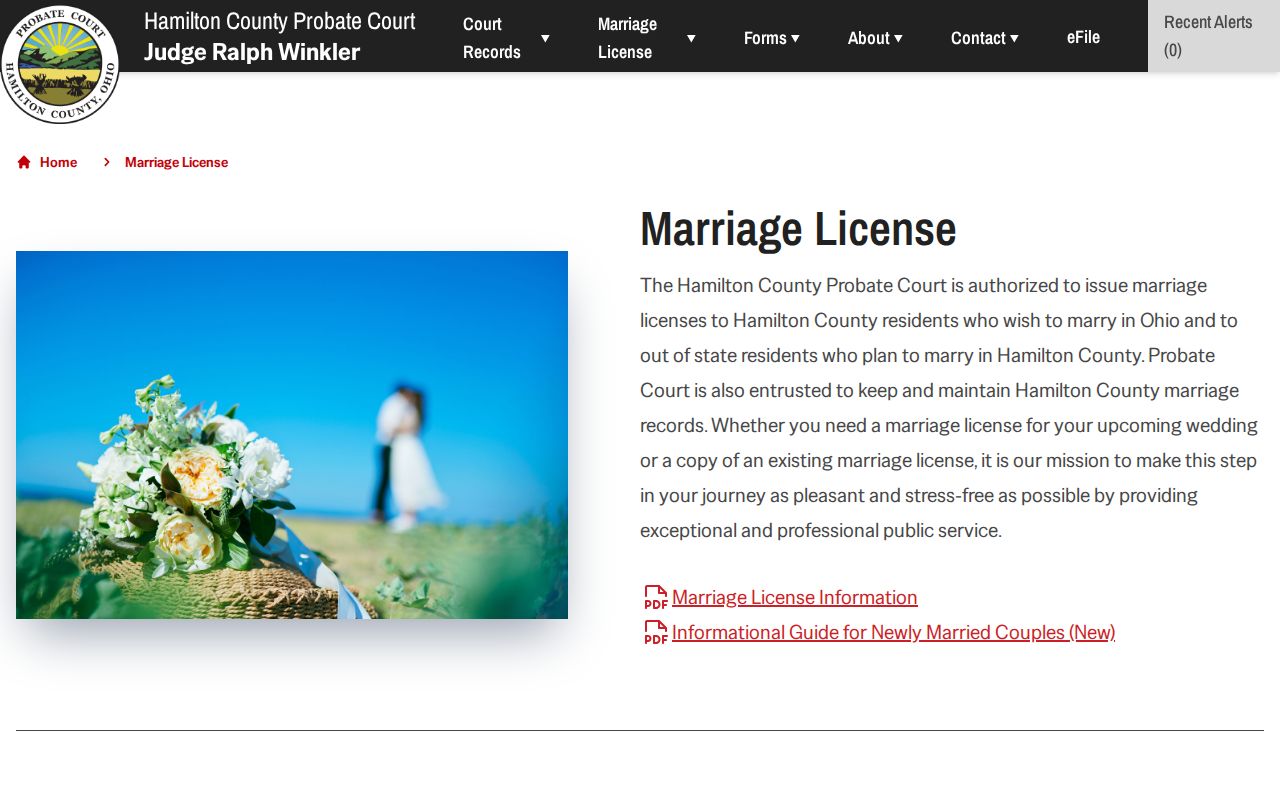 Green Township previous residents marriage-record research through Hamilton County Probate Court
