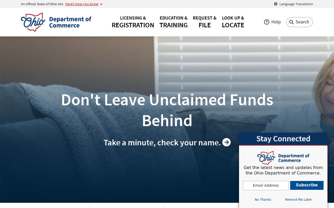 Green Township resident lookup reference for Ohio unclaimed funds searching